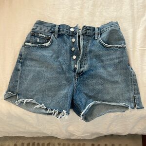 Agolde Dee Shorts size 27 medium wash
